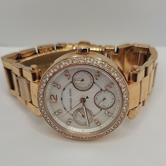 Michael Kors Parker MK5616 Women Stainless Steel Analog Dial Quartz Watch AM359 - Picture 7 of 11